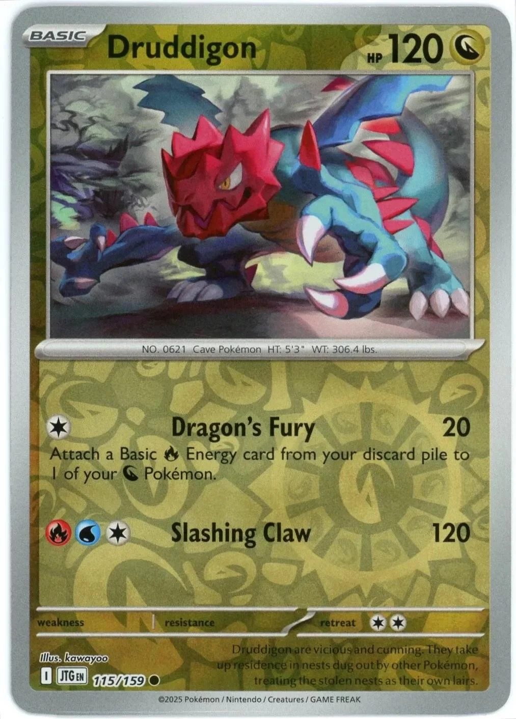 Druddigon #115 — Avventure Insieme (Reverse Holo)