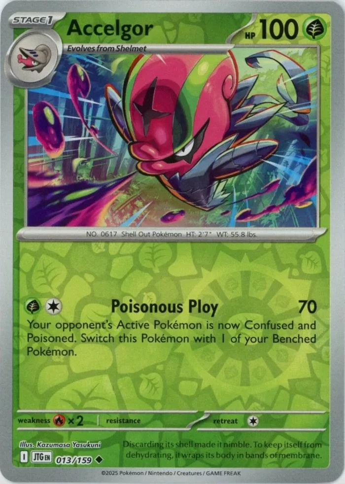 Accelgor #013 — Avventure Insieme (Reverse Holo)