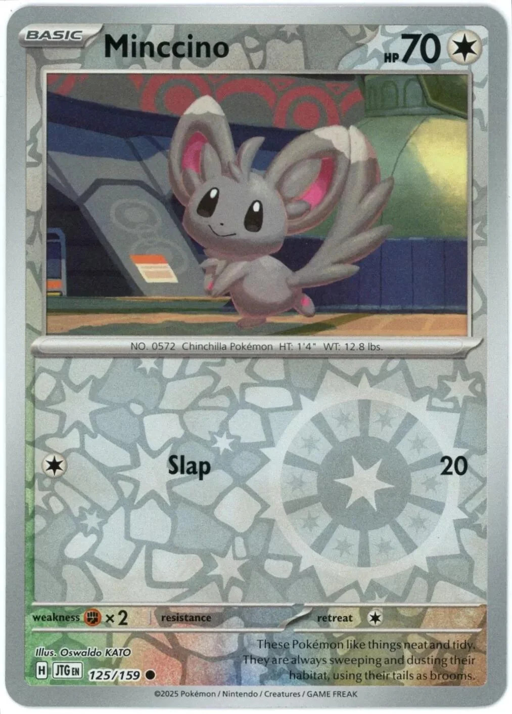 Minccino #125 — Avventure Insieme (Reverse Holo)
