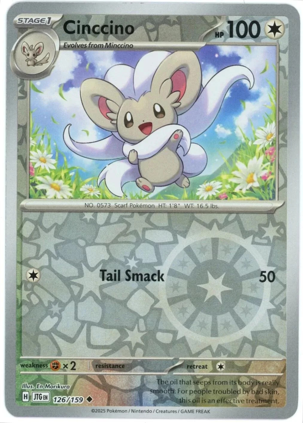 Cinccino #126 — Avventure Insieme (Reverse Holo)