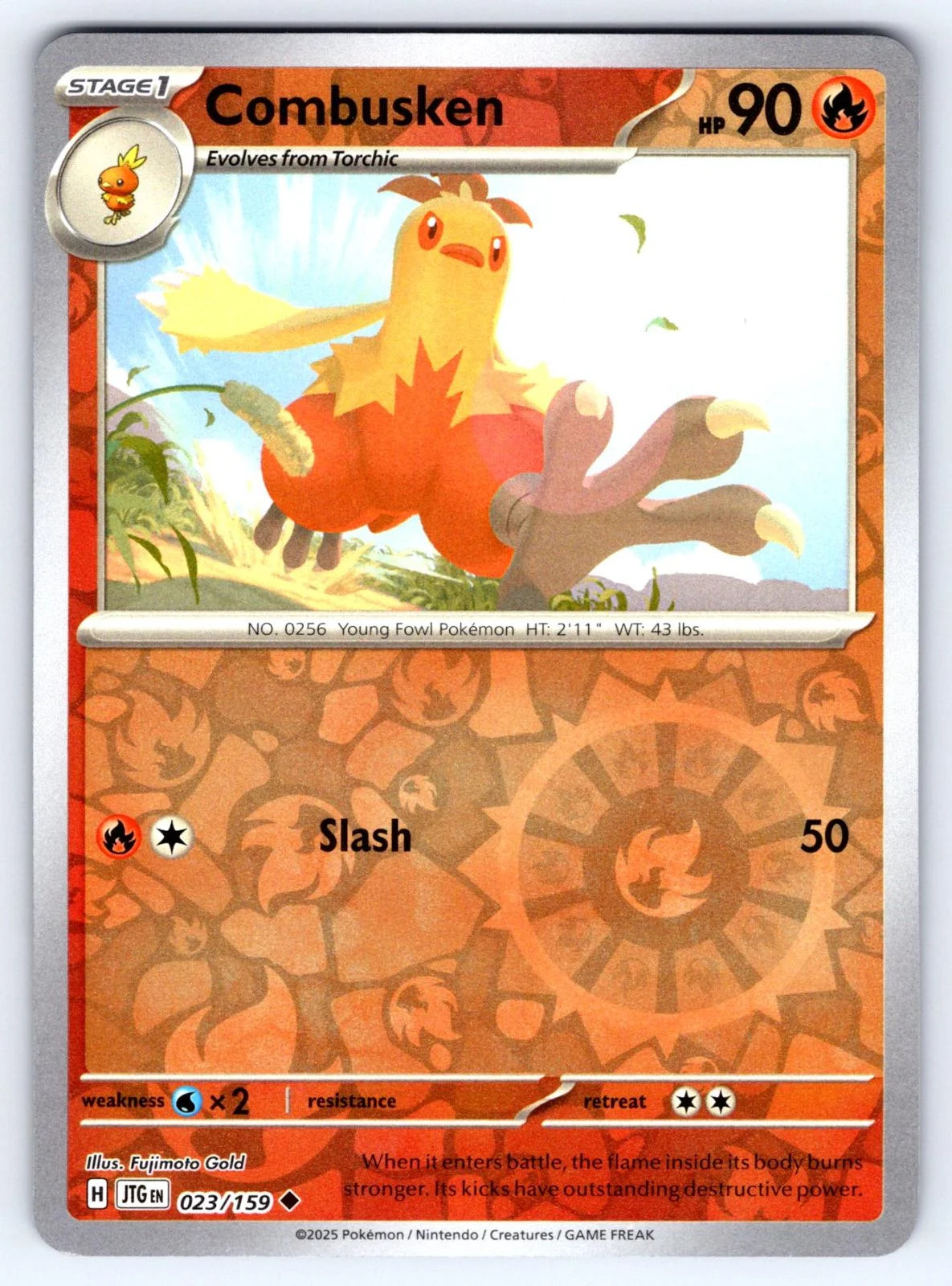 Combusken #023 — Juntos de Aventuras (Reverse Holo)