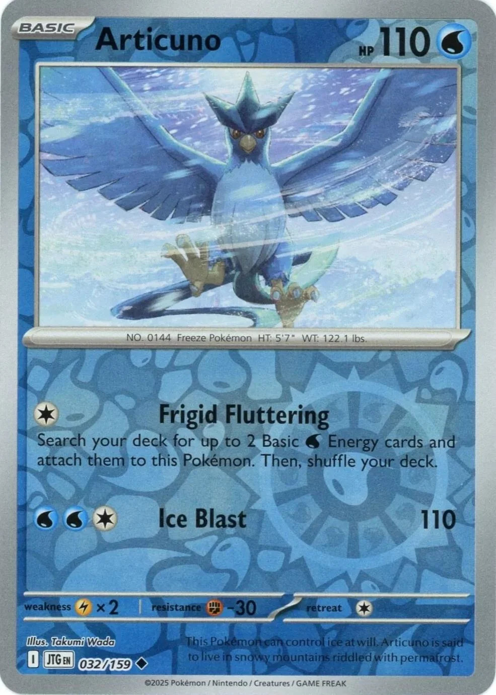 Articuno #032 — Avventure Insieme (Reverse Holo)