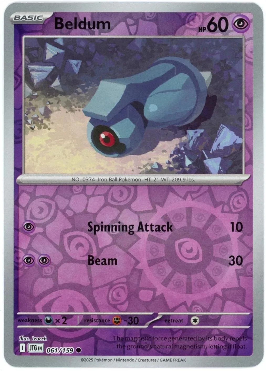 Beldum #061 — Avventure Insieme (Reverse Holo)