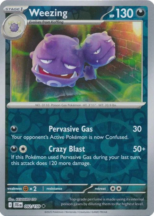 Weezing #092 — Avventure Insieme (Reverse Holo)