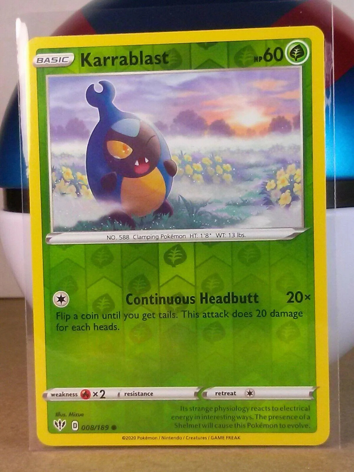 Karrablast #8 — Escuridão Incandescente (Reverse Holo)