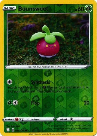 Bounsweet #14 — Escuridão Incandescente (Reverse Holo)