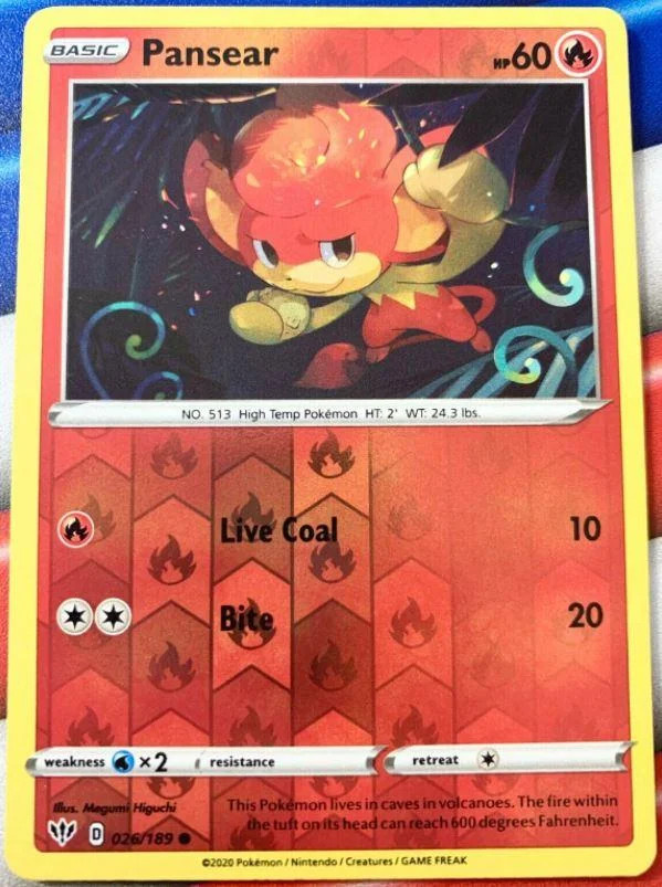 Pansear #26 — Escuridão Incandescente (Reverse Holo)