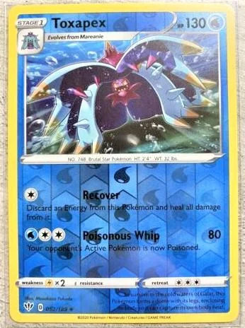 Toxapex #52 — Escuridão Incandescente (Reverse Holo)