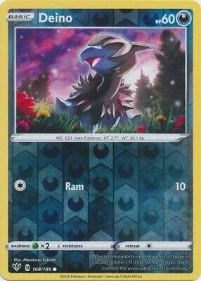Deino #108 — Fiamme Oscure (Reverse Holo)