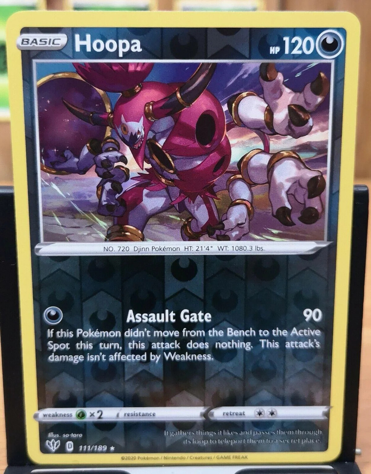 Hoopa #111 — Darkness Ablaze (Reverse Holo)