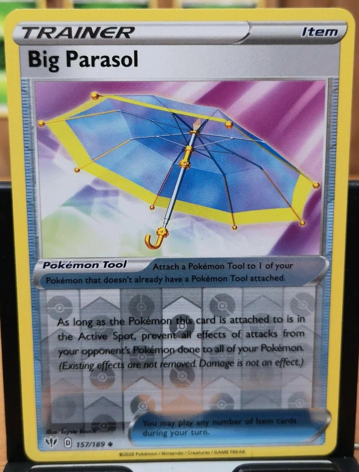 Big Parasol #157 — Darkness Ablaze (Reverse Holo)