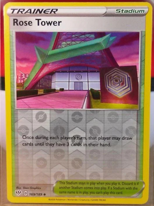 Rose Tower #169 — Flammende Finsternis (Reverse Holo)