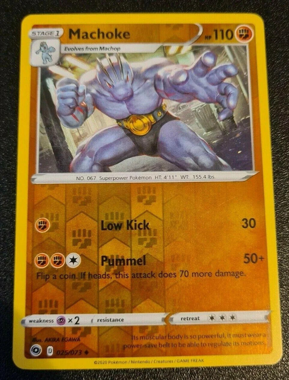 Machoke #25 — Futuri Campioni (Reverse Holo)