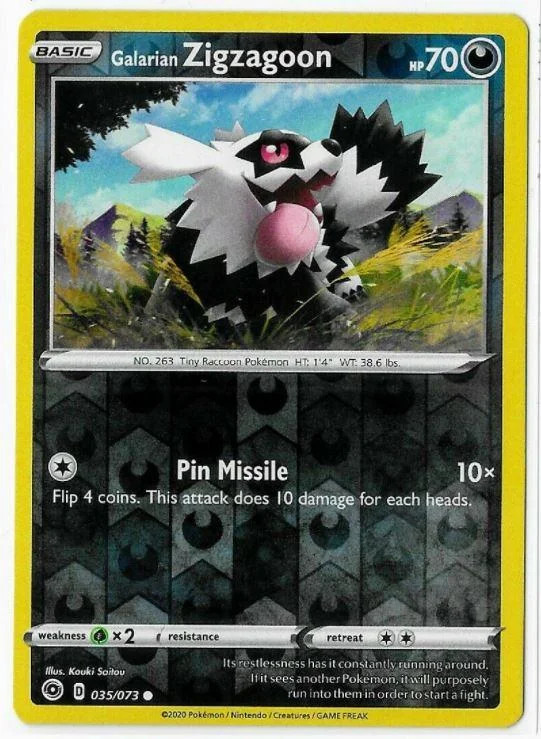 Galar-Zigzachs #35 — Weg des Champs (Reverse Holo)