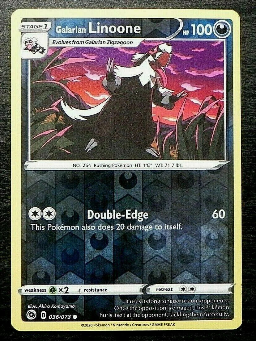 Linoone de Galar #36 — Caminho do Campeão (Reverse Holo)