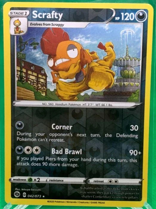 Scrafty #42 — Caminho do Campeão (Reverse Holo)
