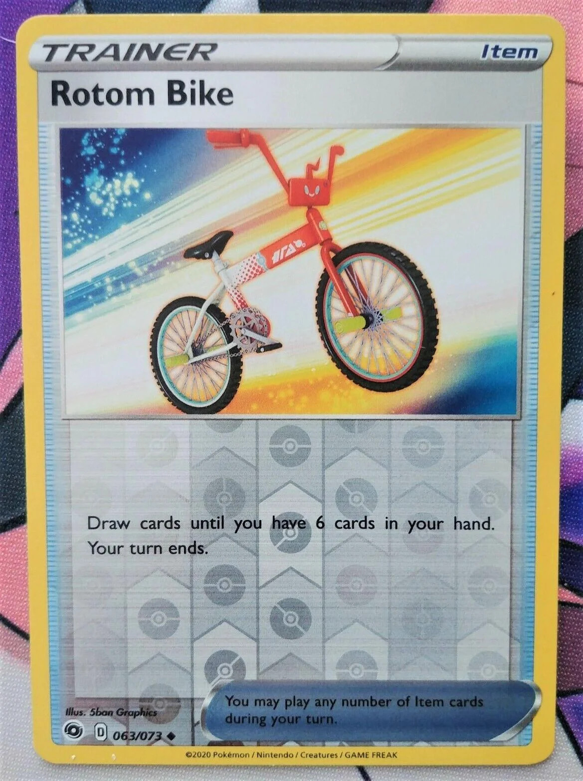 Bici Rotom #63 — Camino de Campeones (Reverse Holo)