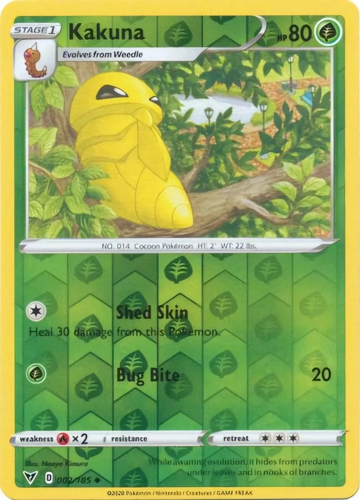 Kakuna #2 — Voltaje Vívido (Reverse Holo)