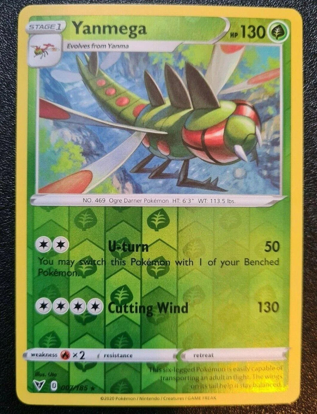 Yanmega #7 — Farbenschock (Reverse Holo)
