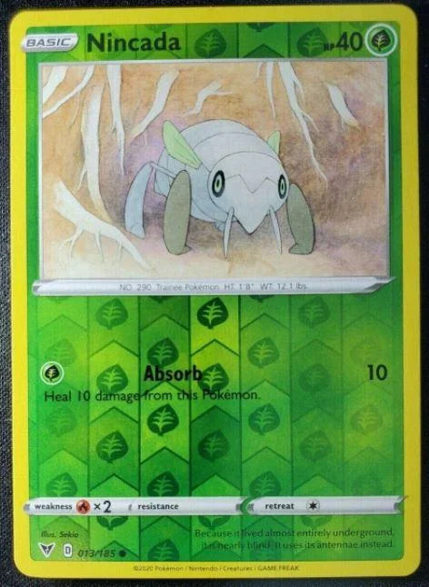 Nincada #13 — Farbenschock (Reverse Holo)