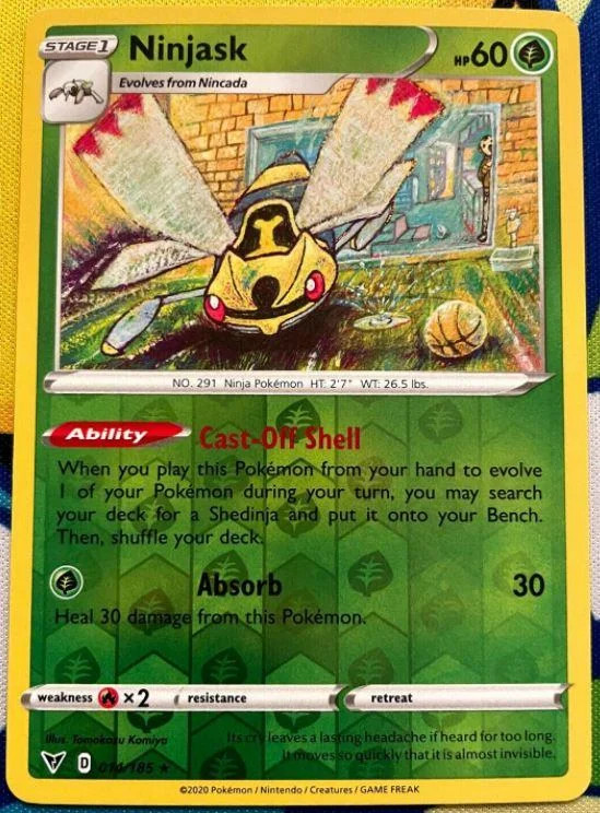 Ninjask #14 — Voltaggio Sfolgorante (Reverse Holo)