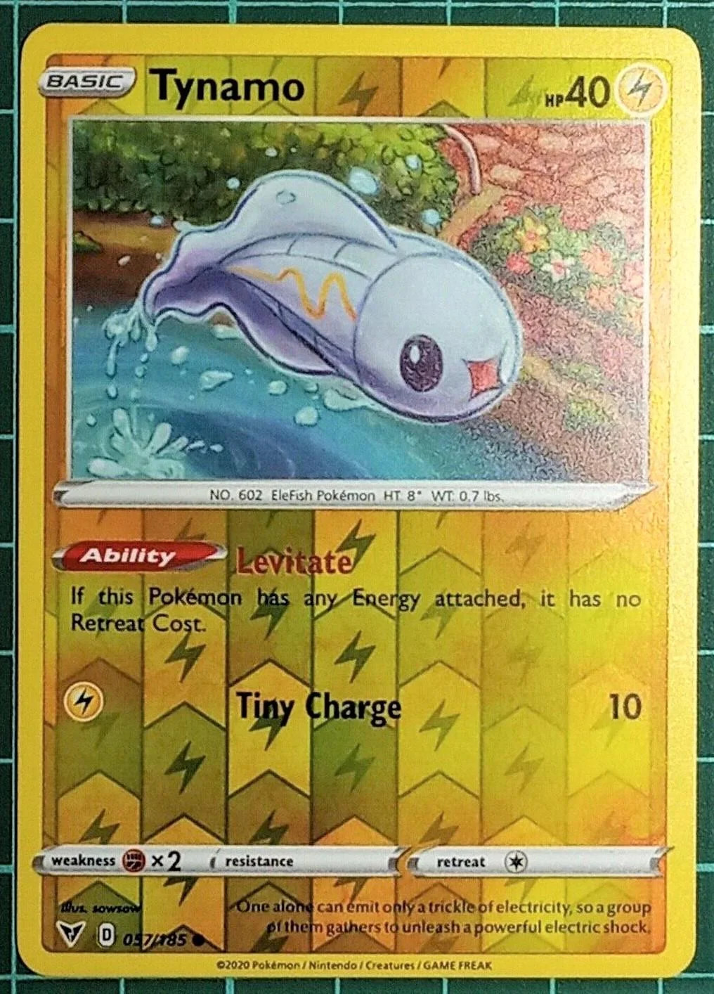 Tynamo #57 — Voltaggio Sfolgorante (Reverse Holo)