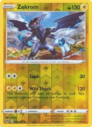 Zekrom #60 — Voltaggio Sfolgorante (Reverse Holo)