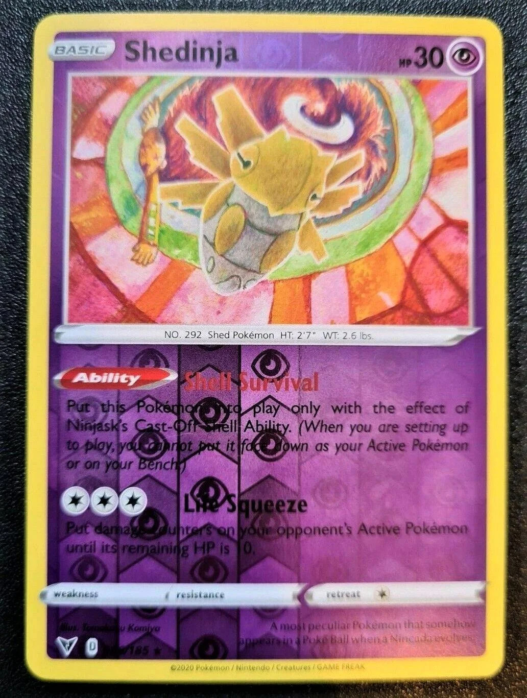 Shedinja #66 — Vivid Voltage (Reverse Holo)