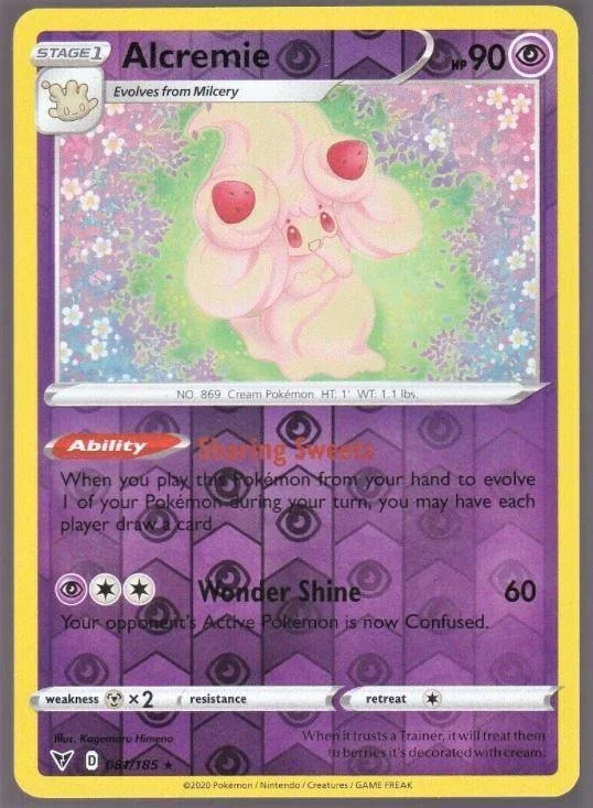 Alcremie #81 — Voltagem Vívida (Reverse Holo)