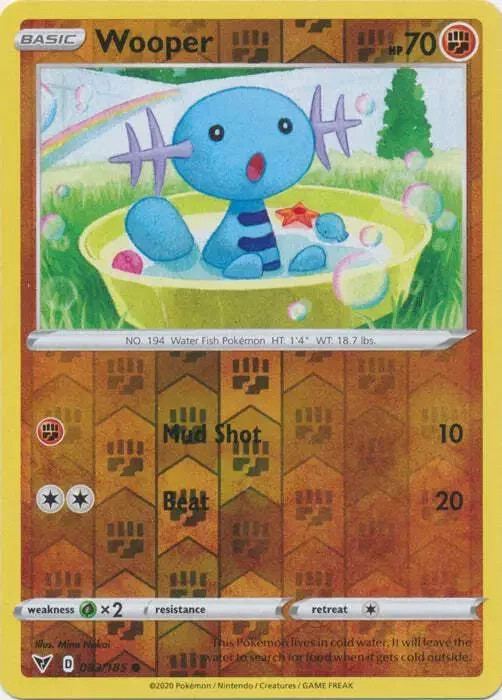Wooper #83 — Voltaggio Sfolgorante (Reverse Holo)