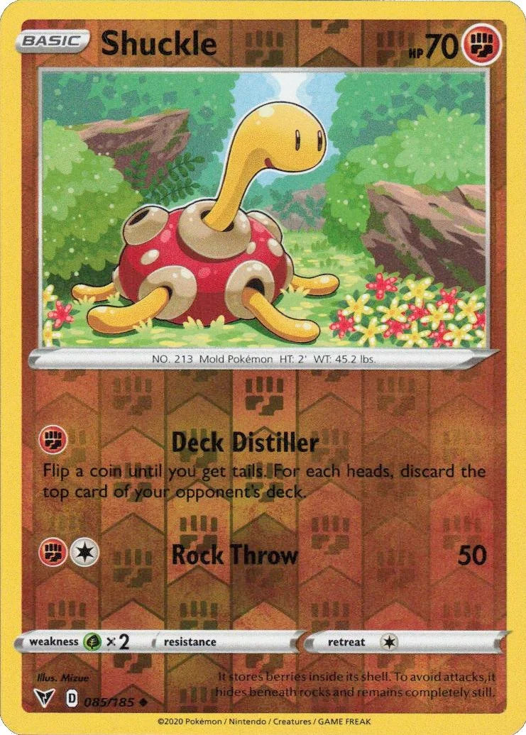 Shuckle #85 — Voltagem Vívida (Reverse Holo)