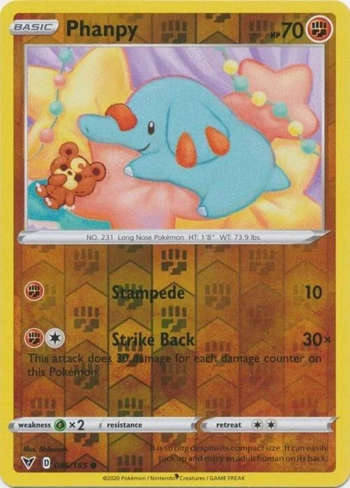 Phanpy #86 — Voltaggio Sfolgorante (Reverse Holo)