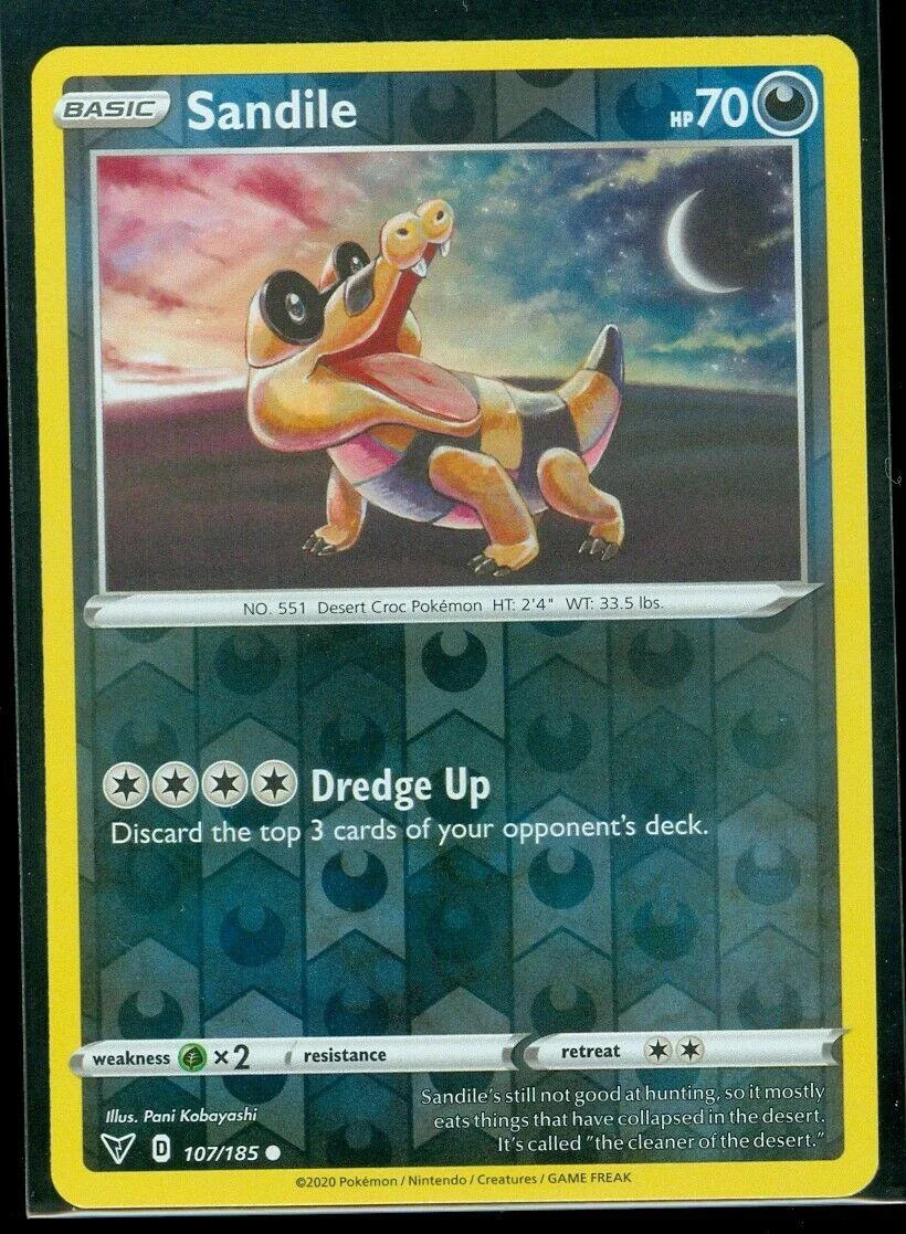 Sandile #107 — Voltaggio Sfolgorante (Reverse Holo)