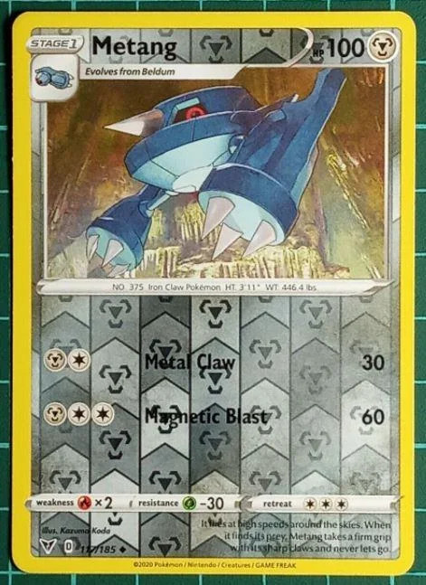 Metang #117 — Voltaje Vívido (Reverse Holo)
