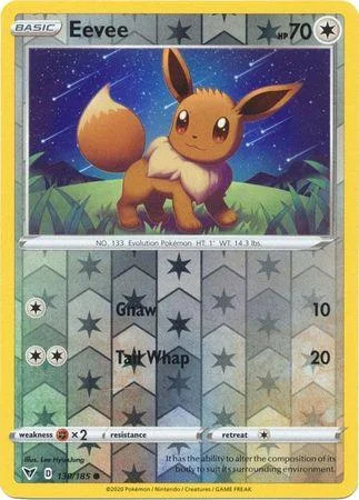 Eevee #130 — Voltaggio Sfolgorante (Reverse Holo)