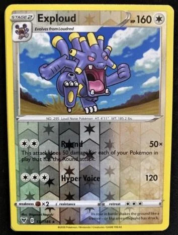 Exploud #137 — Voltaje Vívido (Reverse Holo)