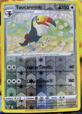 Toucannon #145 — Voltaggio Sfolgorante (Reverse Holo)