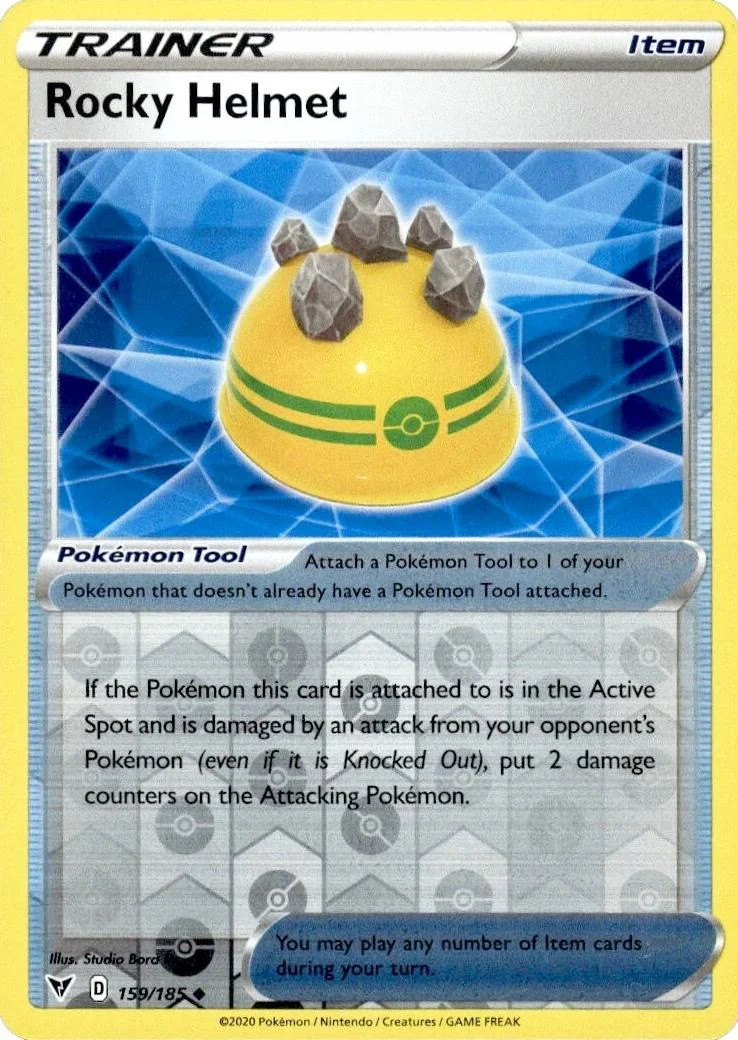 Capacete de Pedra #159 — Voltagem Vívida (Reverse Holo)