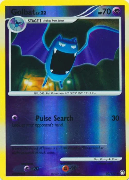 Golbat Lv.22 #50 — Tesori Misteriosi (Reverse Holo)