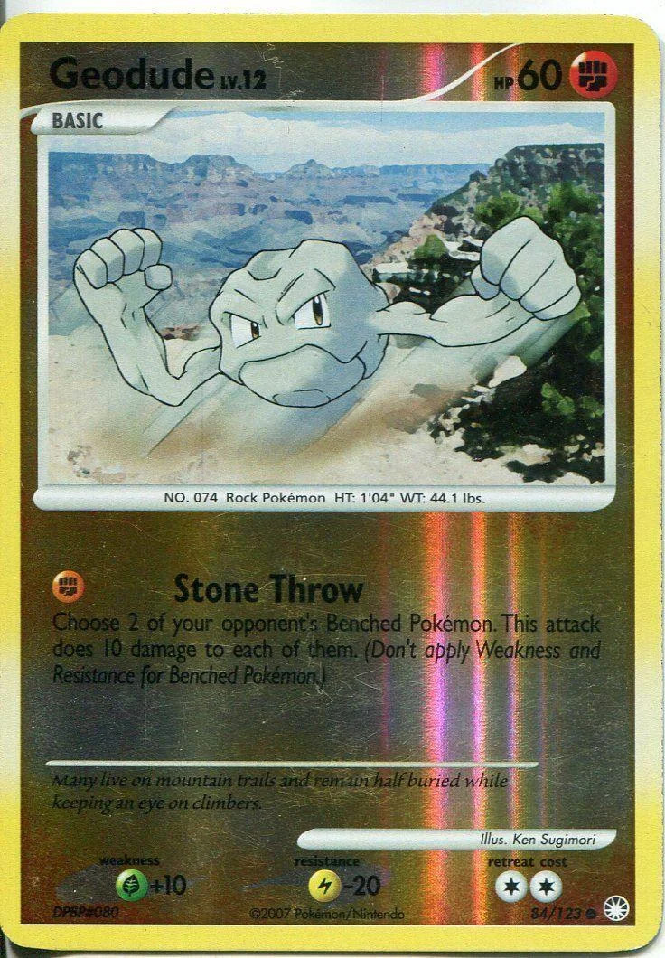 Geodude Lv.12 #84 — Tesori Misteriosi (Reverse Holo)