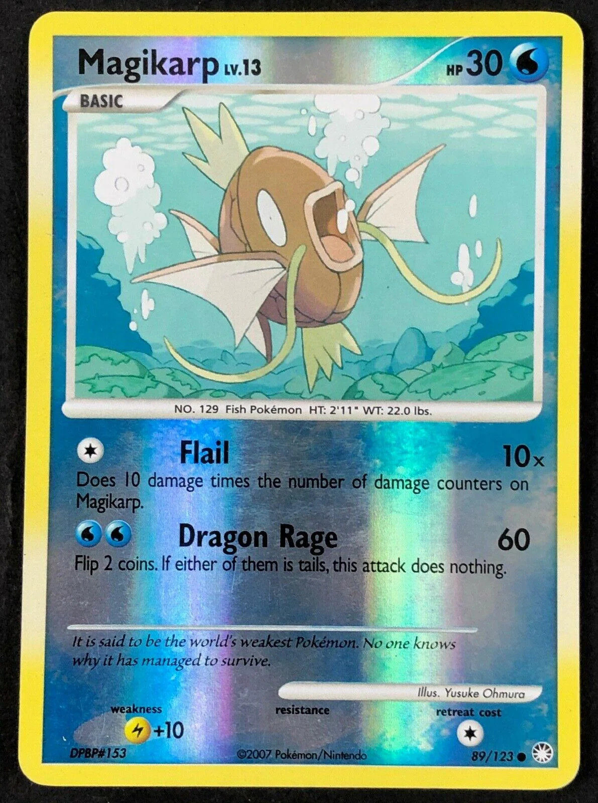 Magikarp Lv.13 #89 — Tesouros Misteriosos (Reverse Holo)