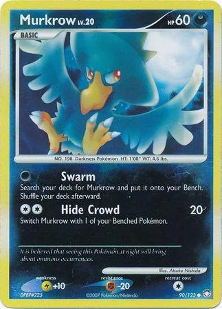Murkrow Lv.20 #90 — Tesouros Misteriosos (Reverse Holo)