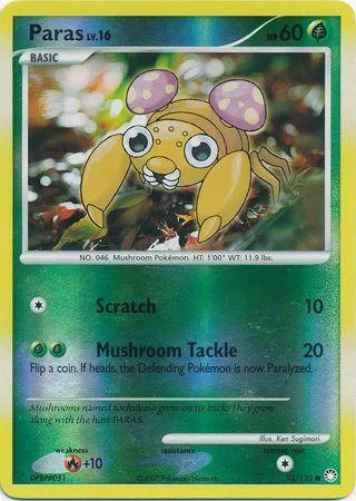 Paras Lv.16 #92 — Tesori Misteriosi (Reverse Holo)