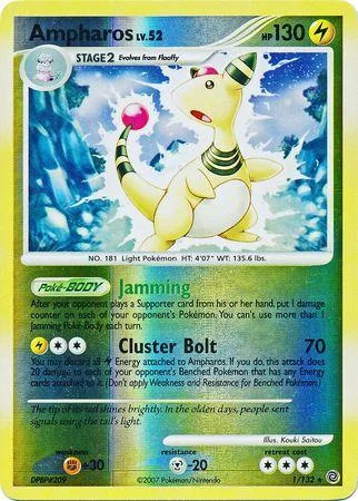 Ampharos Lv.52 #1 — Maravilhas Secretas (Reverse Holo)