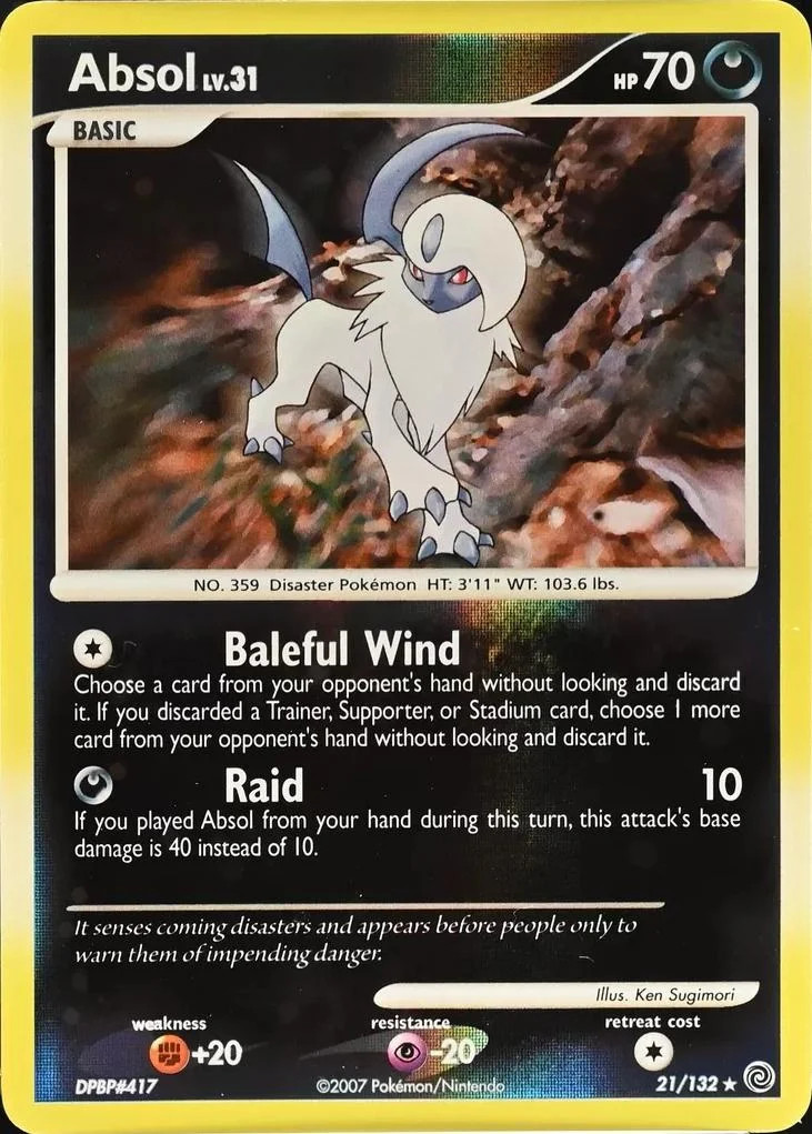 Absol Lv.31 #21 — Prodigi Segreti (Reverse Holo)