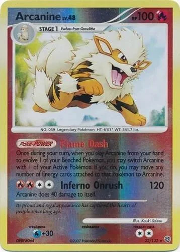 Arcanine Lv.48 #22 — Maravilhas Secretas (Reverse Holo)
