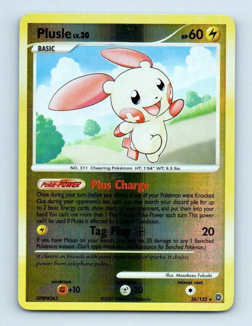 Plusle Lv.30 #36 — Prodigi Segreti (Reverse Holo)