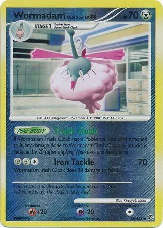 Wormadam Trash Cloak Lv.38 #43 — Maravilhas Secretas (Reverse Holo)