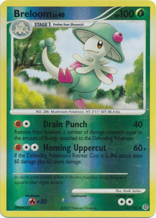 Breloom Lv.40 #45 — Maravilhas Secretas (Reverse Holo)