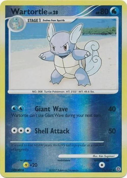 Wartortle Lv.28 #75 — Maravilhas Secretas (Reverse Holo)